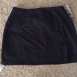 Express cotton stretchy mini skirt